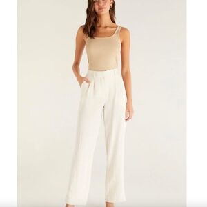 Z Supply Lucy Airy Pant in Adobe White Size Small NWT